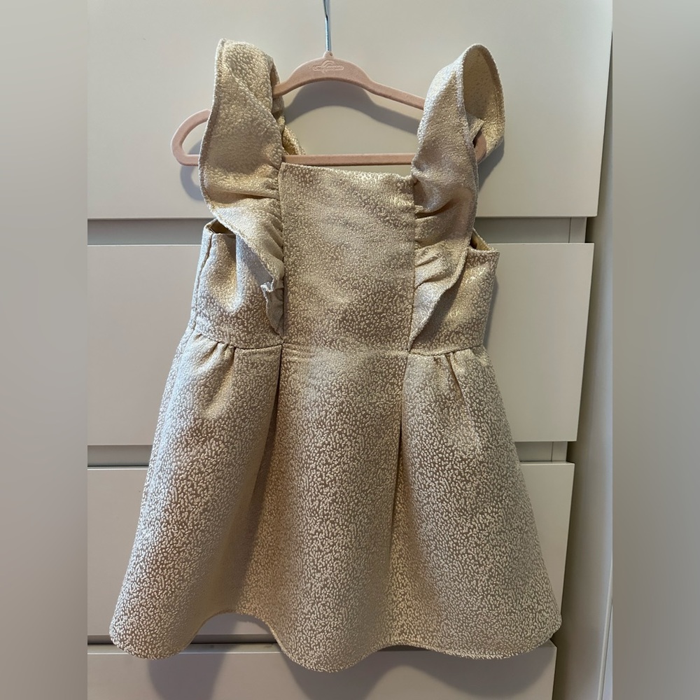 Janie and Jack Gold Dress